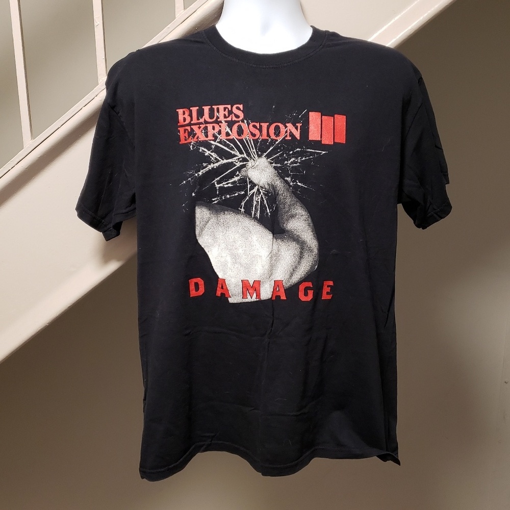 Blues Explosion Damage Large T-Shirt